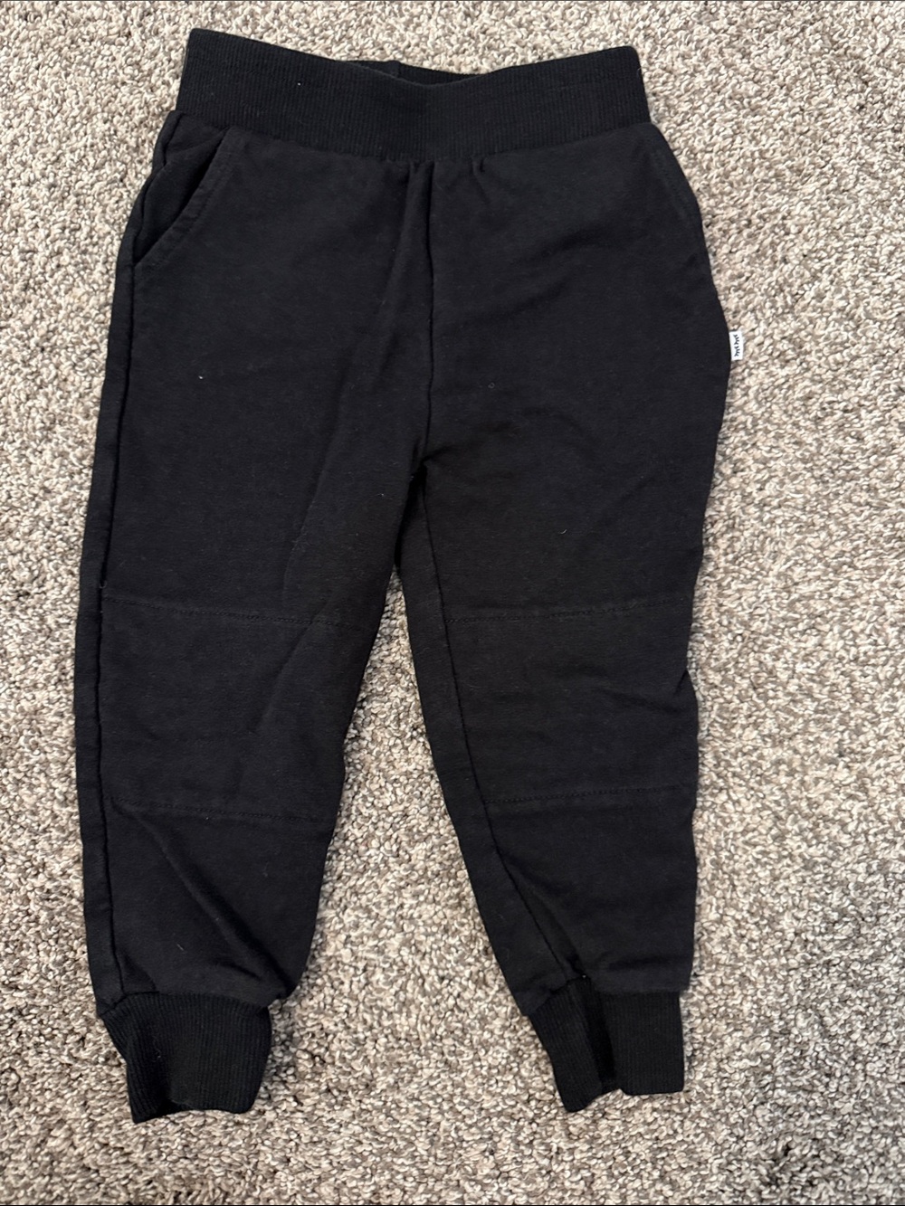 Little Sleepies Black Jogger Sweatpants